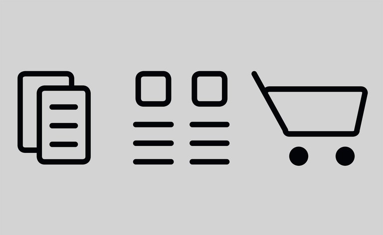 Merkliste, Produktvergleich und Warenkorb